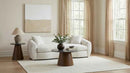 Isabella Fabric Upholstered Sofa Sand