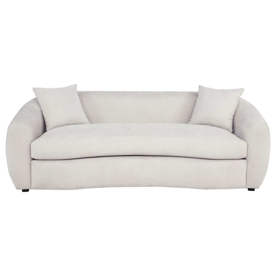 Home & Sleep Outlet - Isabella Fabric Upholstered Sofa Sand