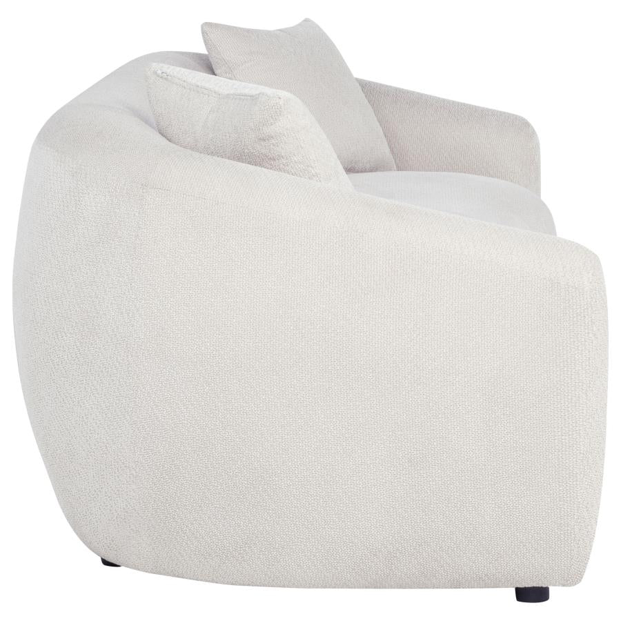Home & Sleep Outlet - Isabella Fabric Upholstered Sofa Sand