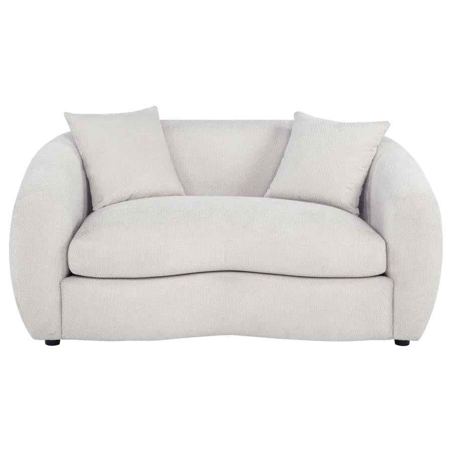 Isabella Fabric Upholstered Loveseat Sand