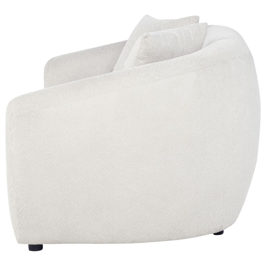 Home & Sleep Outlet - Isabella Fabric Upholstered Loveseat Sand
