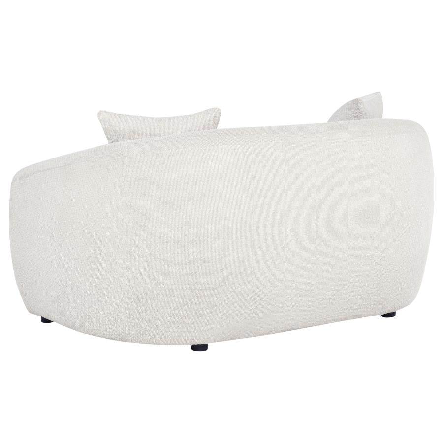 Home & Sleep Outlet - Isabella Fabric Upholstered Loveseat Sand