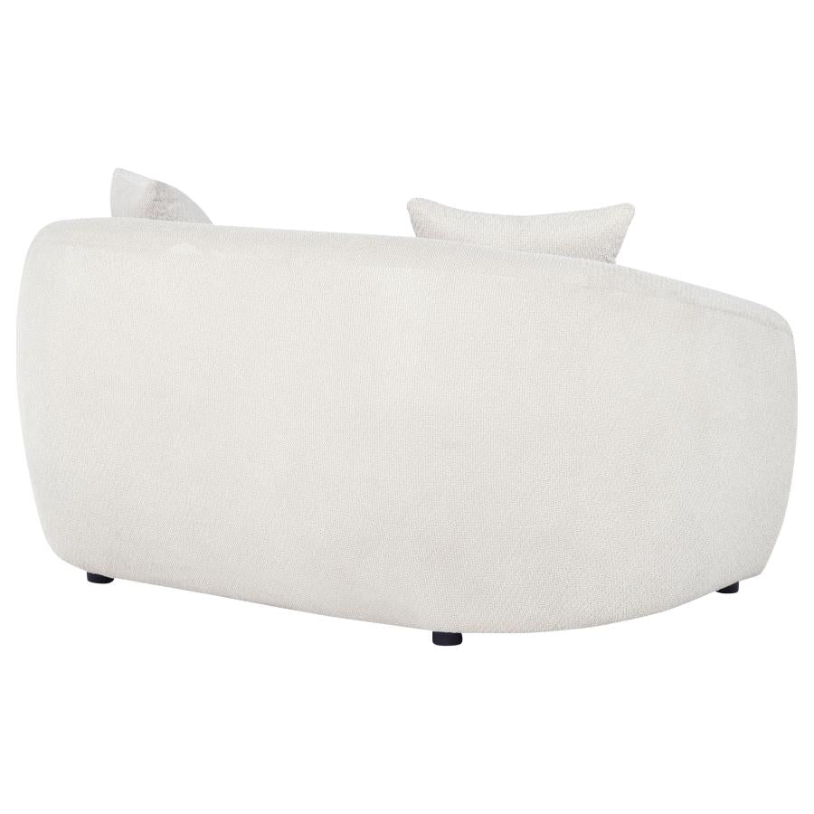 Home & Sleep Outlet - Isabella Fabric Upholstered Loveseat Sand