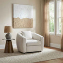 Isabella Fabric Upholstered Accent Chair Sand