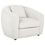 Home & Sleep Outlet - Isabella Fabric Upholstered Accent Chair Sand