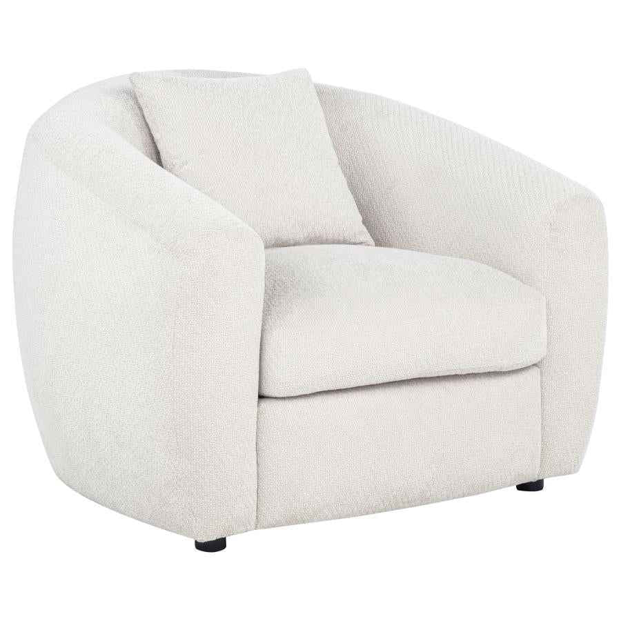 Isabella Fabric Upholstered Accent Chair Sand