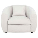 Isabella Fabric Upholstered Accent Chair Sand