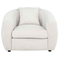 Isabella Fabric Upholstered Accent Chair Sand