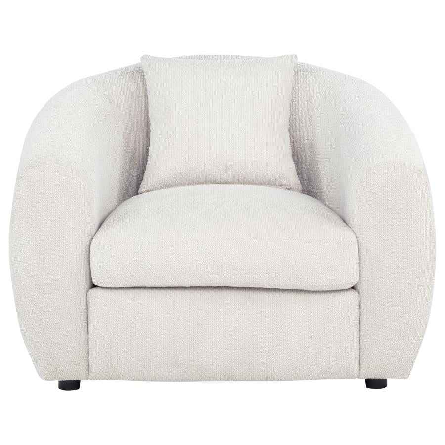 Isabella Fabric Upholstered Accent Chair Sand