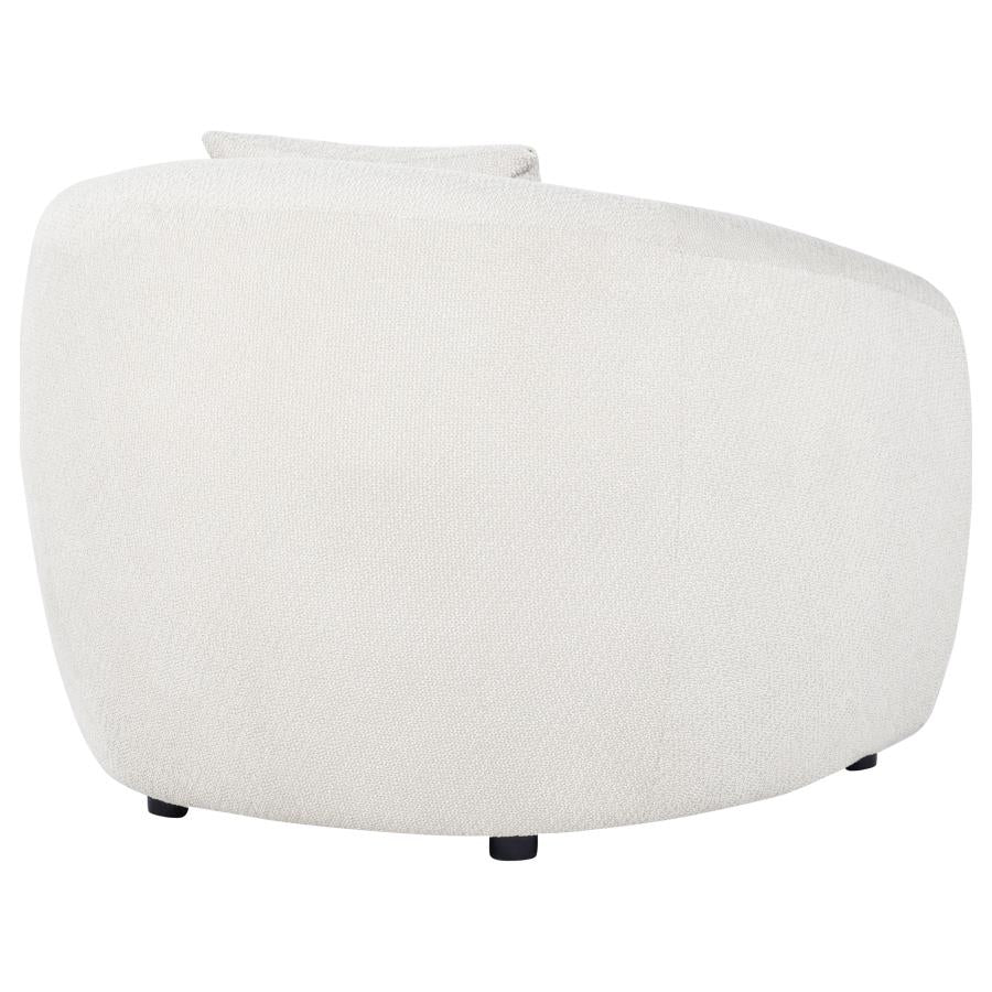 Home & Sleep Outlet - Isabella Fabric Upholstered Accent Chair Sand