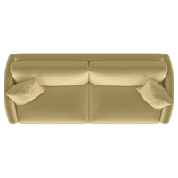 Corliss Upholstered Curved Track Arm Sofa Camel