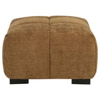 Octavia Upholstered Rectangular Ottoman Amber