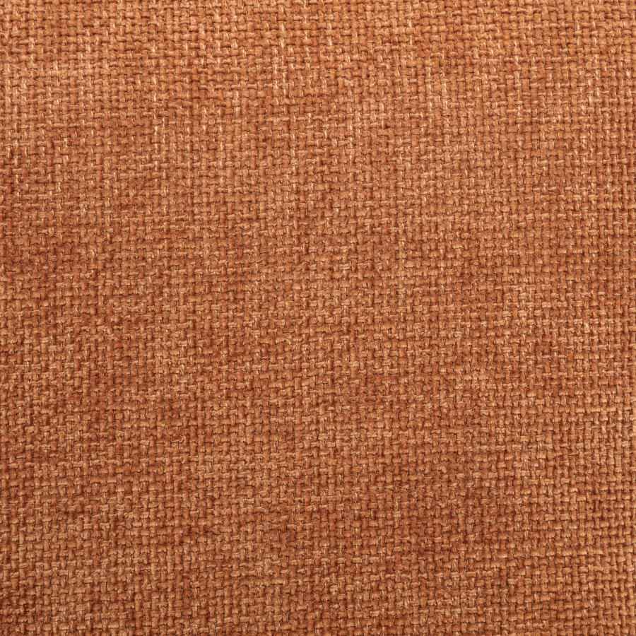 Octavia Upholstered Rectangular Ottoman Orange