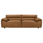Buxton 2-piece Leather Upholstered Sofa Set Orange
