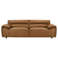 Buxton 2-piece Leather Upholstered Sofa Set Orange