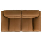 Buxton 2-piece Leather Upholstered Sofa Set Orange