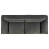 Buxton 2-piece Leather Upholstered Sofa Set Graphite