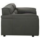 Buxton 2-piece Leather Upholstered Sofa Set Graphite