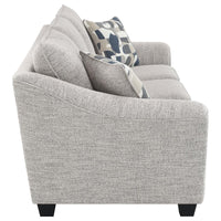 Tomkins 2-piece Boucle Upholstered Sofa Set Light Grey - Home & Sleep Outlet