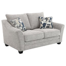 Tomkins 2-piece Boucle Upholstered Sofa Set Light Grey - Home & Sleep Outlet