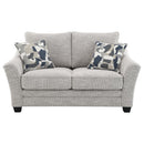 Tomkins 2-piece Boucle Upholstered Sofa Set Light Grey - Home & Sleep Outlet
