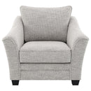 Tomkins 3-piece Boucle Upholstered Sofa Set Light Grey - Home & Sleep Outlet