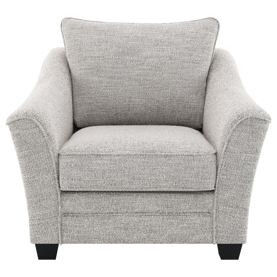 Tomkins 3-piece Boucle Upholstered Sofa Set Light Grey - Home & Sleep Outlet