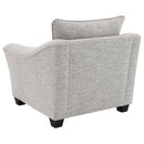 Tomkins 3-piece Boucle Upholstered Sofa Set Light Grey - Home & Sleep Outlet