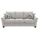 Tomkins Boucle Upholstered Sofa Light Grey - Home & Sleep Outlet