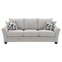 Tomkins Boucle Upholstered Sofa Light Grey - Home & Sleep Outlet