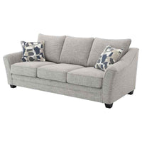Tomkins Boucle Upholstered Sofa Light Grey - Home & Sleep Outlet