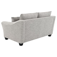 Tomkins Boucle Upholstered Loveseat Light Grey - Home & Sleep Outlet