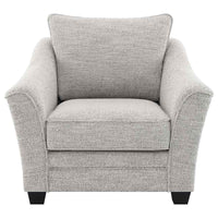Tomkins Boucle Upholstered Chair Light Grey - Home & Sleep Outlet