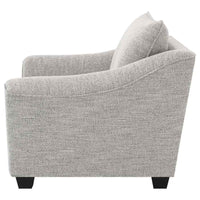 Tomkins Boucle Upholstered Chair Light Grey - Home & Sleep Outlet