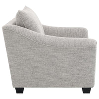 Tomkins Boucle Upholstered Chair Light Grey - Home & Sleep Outlet