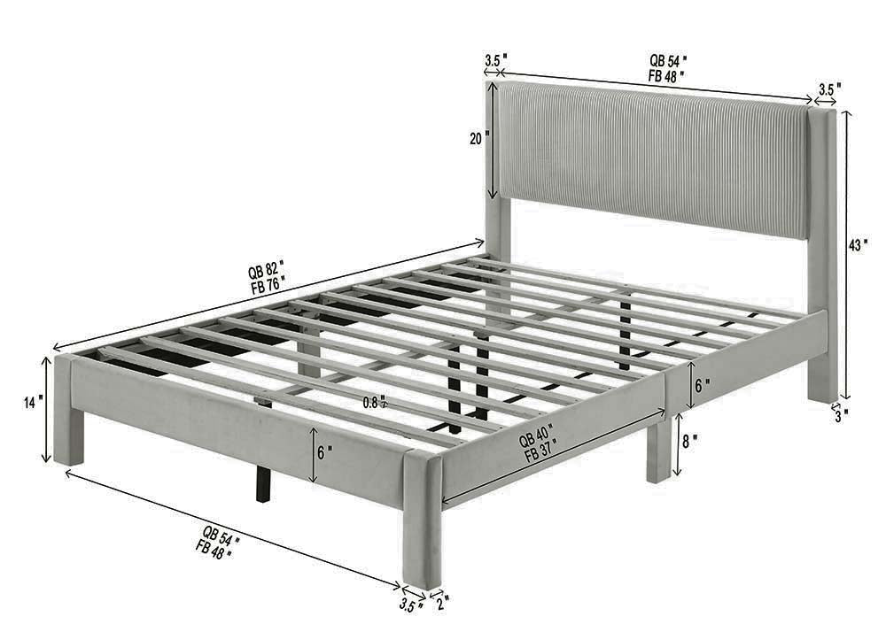 LUCIA 5097LG (8-Piece Bedroom Set)