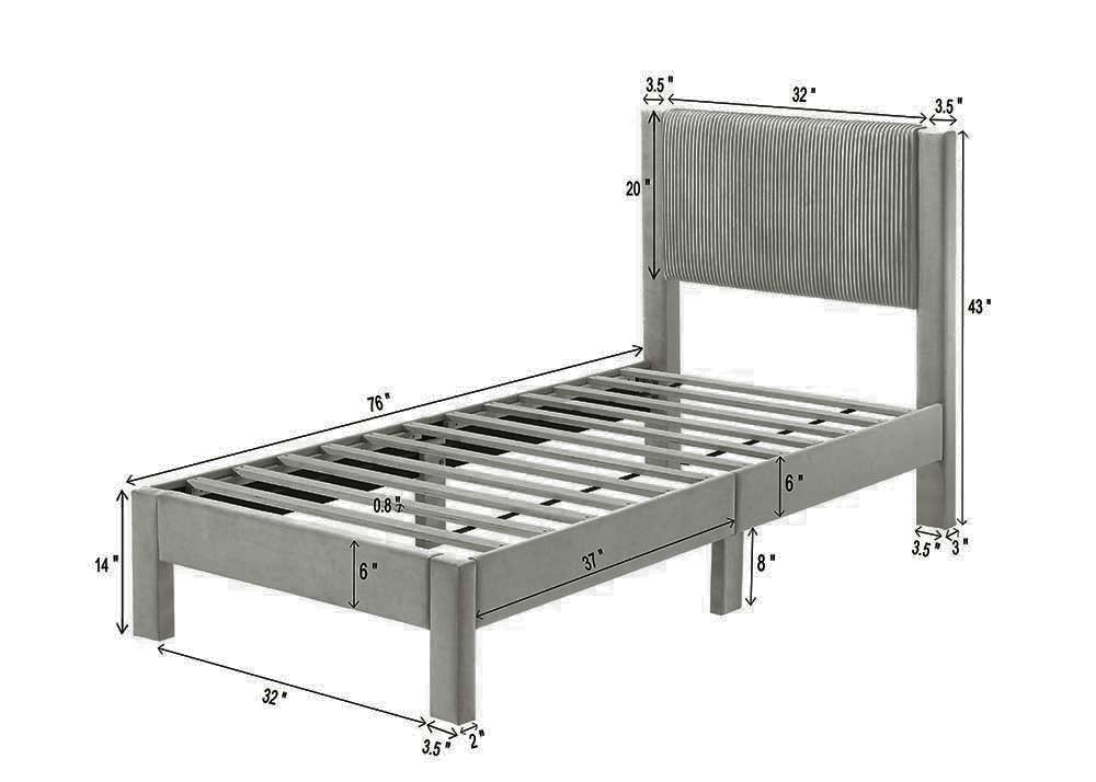 LUCIA 5097LG (8-Piece Bedroom Set)