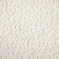 Dorset Fabric Upholstered Round Track Arm Accent Chair White - Home & Sleep Outlet