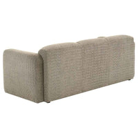 Dorset 2-piece Upholstered Round Track Arm Sofa Set Brown - Home & Sleep Outlet