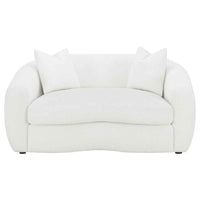 Isabella 3-piece Faux Sheepskin Upholstered Sofa Set Natural - Home & Sleep Outlet