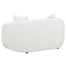 Isabella 3-piece Faux Sheepskin Upholstered Sofa Set Natural - Home & Sleep Outlet