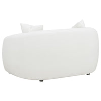 Isabella 3-piece Faux Sheepskin Upholstered Sofa Set Natural - Home & Sleep Outlet