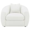 Isabella 3-piece Faux Sheepskin Upholstered Sofa Set Natural - Home & Sleep Outlet