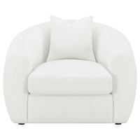 Isabella 3-piece Faux Sheepskin Upholstered Sofa Set Natural - Home & Sleep Outlet