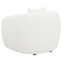 Isabella 3-piece Faux Sheepskin Upholstered Sofa Set Natural - Home & Sleep Outlet