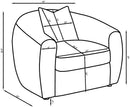 Isabella 3-piece Faux Sheepskin Upholstered Sofa Set Natural - Home & Sleep Outlet