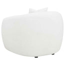 Isabella Faux Sheepskin Upholstered Accent Chair Natural - Home & Sleep Outlet