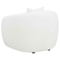 Isabella Faux Sheepskin Upholstered Accent Chair Natural - Home & Sleep Outlet