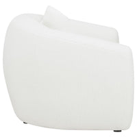 Isabella Faux Sheepskin Upholstered Accent Chair Natural - Home & Sleep Outlet