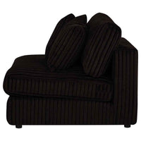 Blaine Upholstered Armless Chair Chocolate - Home & Sleep Outlet